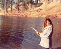 Daughter Debbie at Big Bear Lake