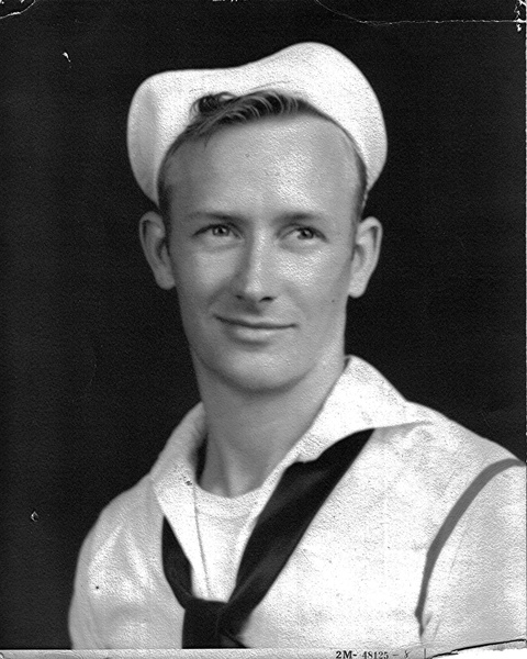 Harry serving in the Navy about age 19